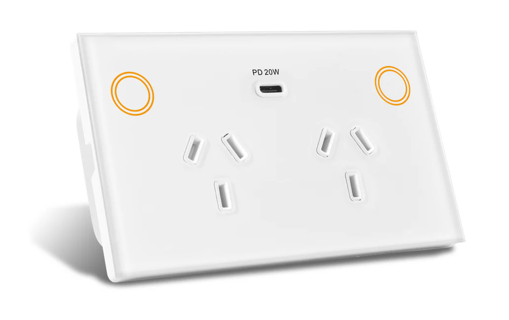 Smart Double Power Point with USB-C